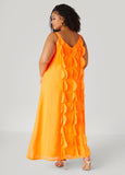 Appliqued Maxi Dress