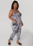 Plus Size Jumpsuit Plus Size One Piece Tie Dye Summer Onesie