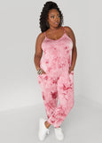 Plus Size Jumpsuit Plus Size One Piece Tie Dye Summer Onesie