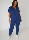 French Terry Joggers Jumpsuit