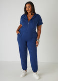 French Terry Joggers Jumpsuit