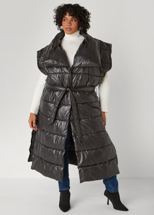 Plus Size Oversized Puffer Vest