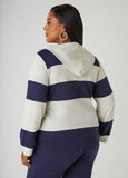 Striped Hooded Pullover