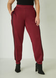 High Rise Striped Joggers