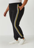 Striped Pull On Joggers