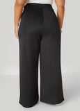 Wide Leg Stripe Track Pants