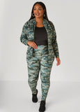 Plus Size Camo Print Leggings