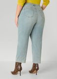 Seam Detailed Straight Leg Jeans