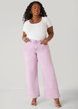Stonewash High Rise Wide Leg Jeans