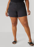 Plus Size Mid Rise Denim Shorts