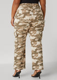 Camo Print Cargo Jeans