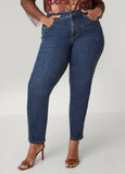 Plus Size Skinny Jeans Dark Wash Denim Plus Size Slim Jeans