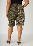 Two Tone Camo Bermuda Shorts