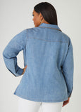 Whipstitched Denim Shirt
