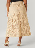 Corded Lace Maxi Skirt