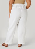 Textured Cotton Gauze Pants