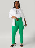 High Waist Ponte Pull On Leggings