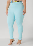 Plus Size High Rise Pull On Ponte Leggings