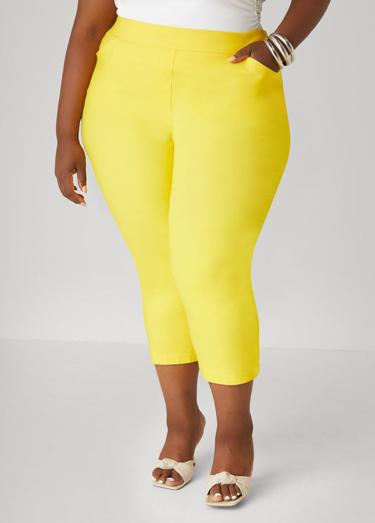 Plus Size Millennium Pull On Capris