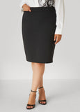Pull On Ponte Skirt