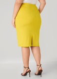 Pull On Ponte Pencil Skirt