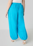 High Waist Cotton Harem Pants