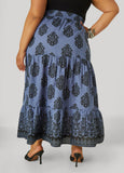 Printed Cotton Maxi Skirt