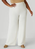 Textured Straight Leg Pants