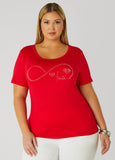 Plus Size Faith Crystal Tee