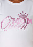 Metallic Mom Queen Graphic Tee