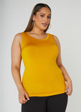 Plus Size Basic Tank Top Loose Plus Size Knit Cami Everyday Basic