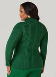 Ribbed Turtleneck Sweater