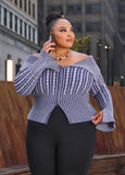 Plus Size cable knit sweater plus size blue sweater plus size knit top