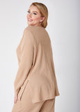 Ribbed Fleece Lounge Tunic