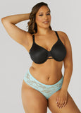 Underwire Satin Minimizer Bra