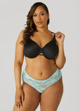 Underwire Satin Minimizer Bra