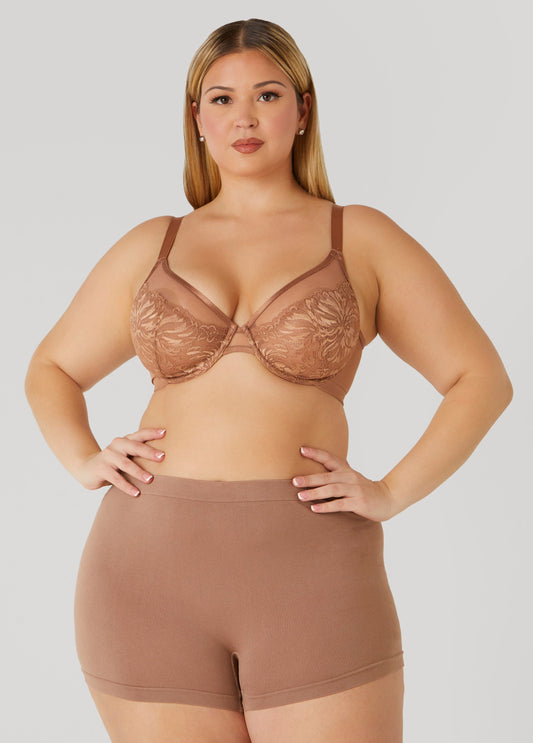Plus Size Seamless Boyshorts