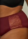 Lace Paneled Microfiber Briefs