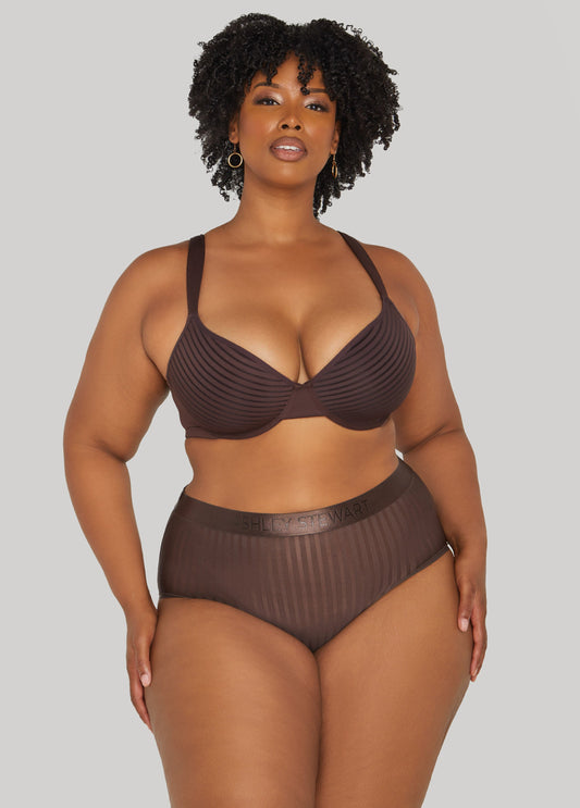 Striped Microfiber Panties