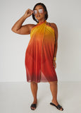 Ombre Stretch Mesh Sarong
