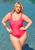Nicole Miller Scoop Neck Swimsuit