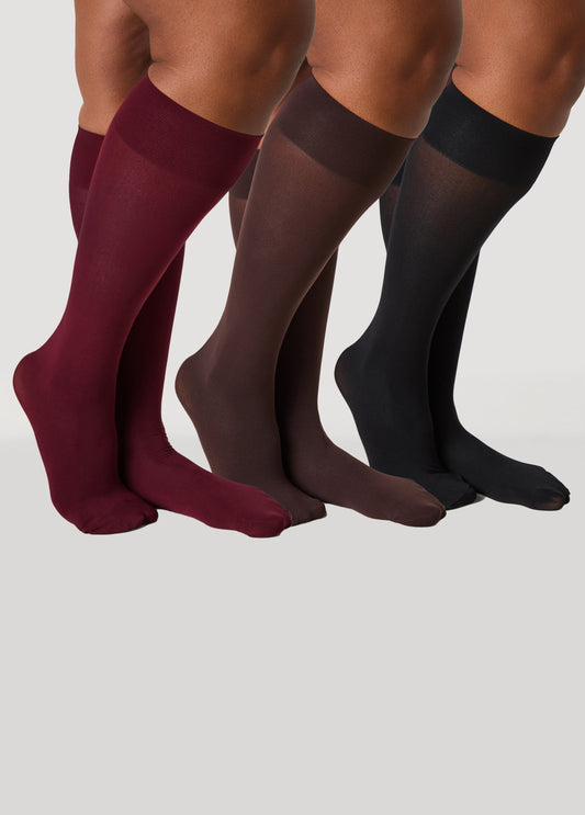 Set Of 3 Trouser Socks
