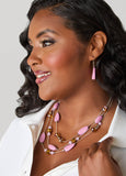 Beaded Layered Necklace Set