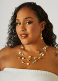 Layered Beaded Necklace Set