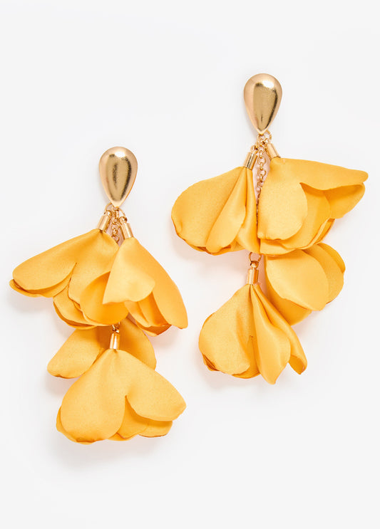 Satin Petal Earrings