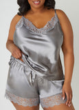 Lace Trimmed Cami & Shorts Set