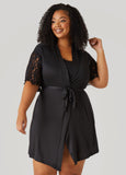 Love To Sleep Lace Paneled 3 Pc Set