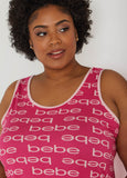 Bebe Printed Tank And Shorts Set
