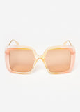 Trendy Ombre Square Sunglasses Women Tinted Shades