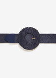 Raffia Stretch Belt